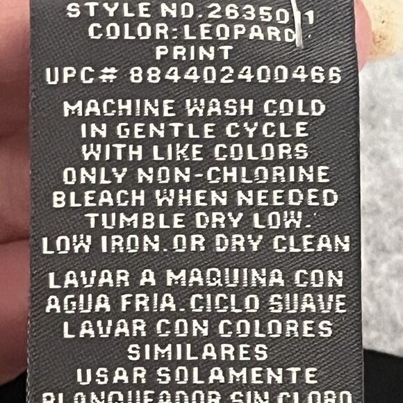 NWT Chelsea & Theadore Blouse Animal Print Femme Fatale Office Career Classy 2XL - Picture 8 of 10